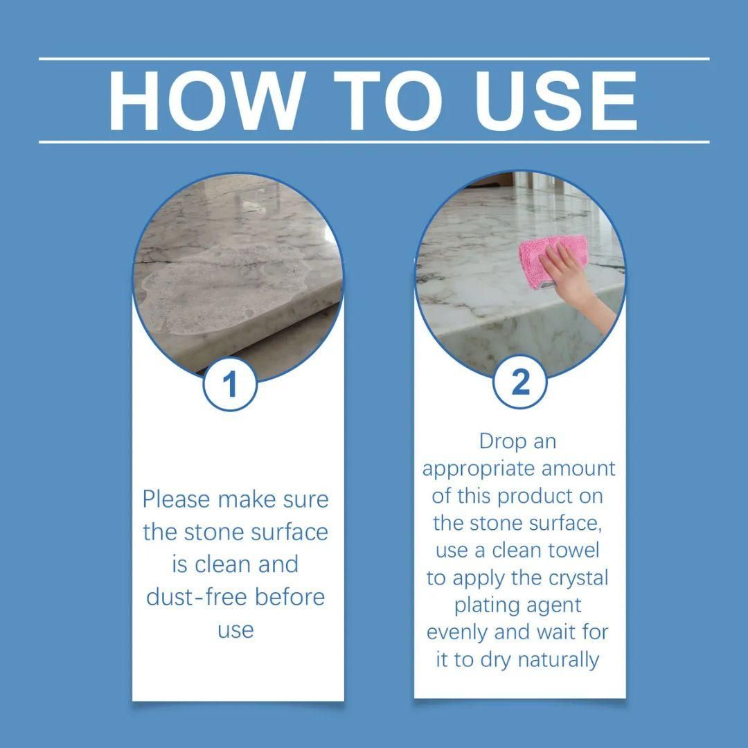 Stone Material Crystal Plating Agent 100Ml (Pack of 2)