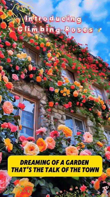 Hybrid Climbing Rose Flower (9 Rare & eyecolling colour in one package) Seeds with 100% sucess Rate